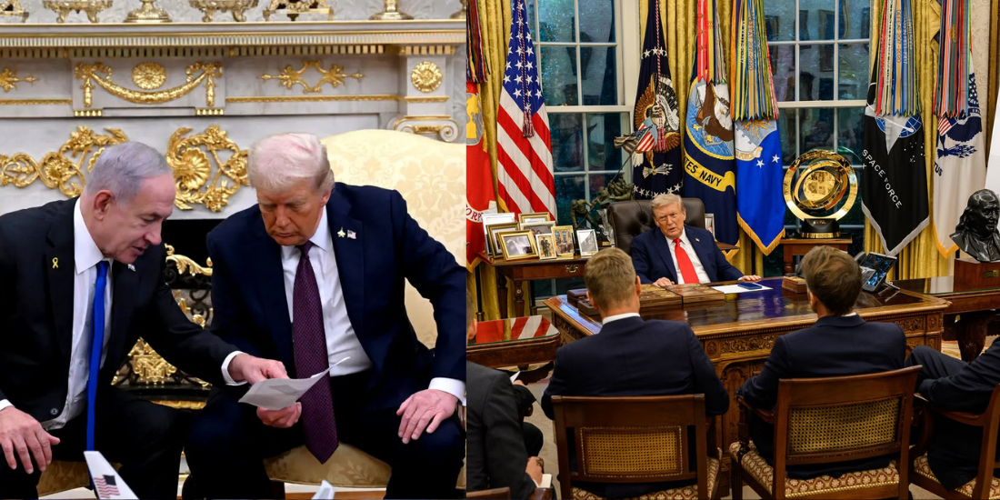 IS TRUMP GETTING RID OF THE BURDENS ON HIS BACK? A MESSAGE TO NETANYAHU ON SYRIA, A JAB AT THE EU
