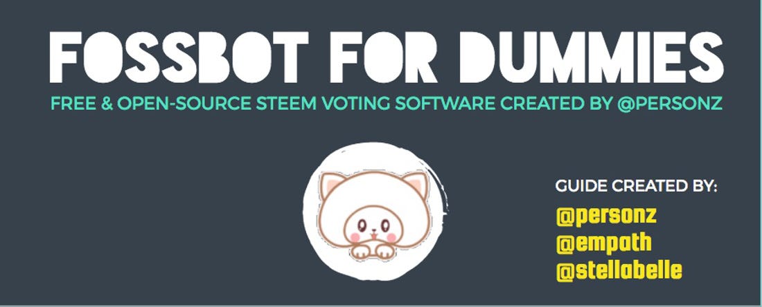 Create A Free, Open-source Voting Bot For Steemit | by Stellabelle |  HackerNoon.com | Medium