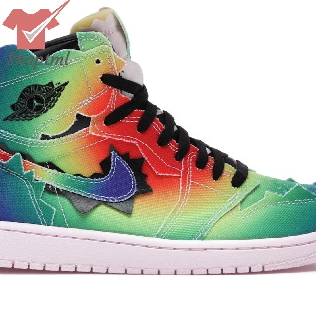 colourful nike jordans