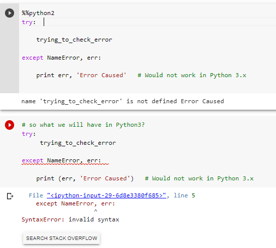 Python 3 Exception, What is python 3 exception?, Errors