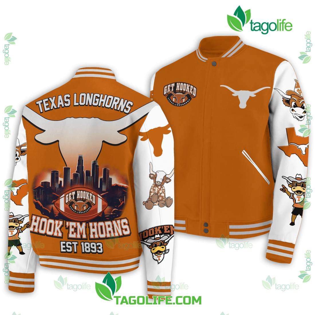 Stand out from the Longhorns spirit with the Hook ’em Horns Est 1893 ...