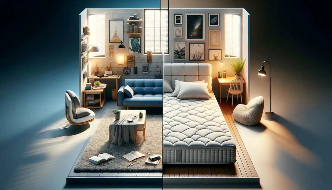 Futon vs Mattress Which Is Best for You? Mattress To Door Medium