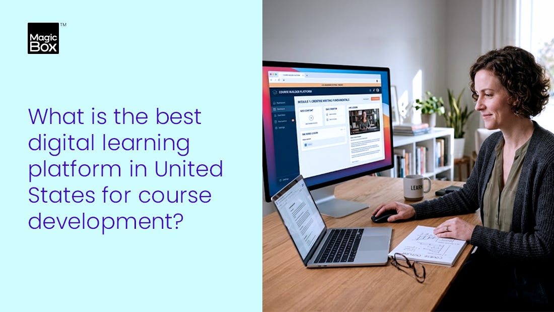 What is the best digital learning platform in the United States for course development?