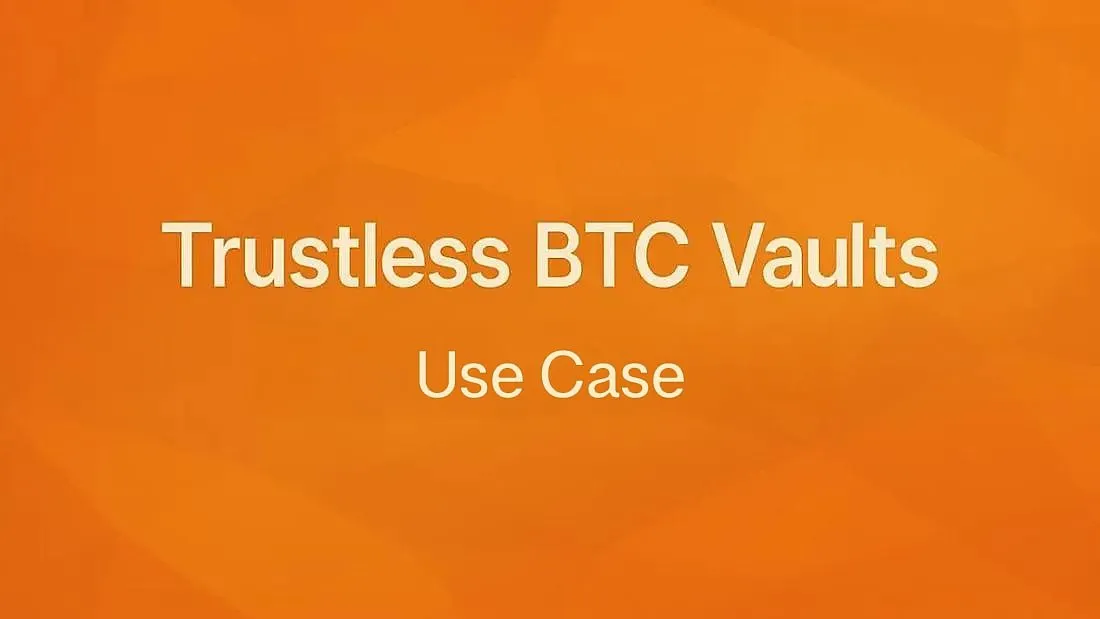 Trustless BTC Vault 첫 Use Case: 이더리움에서 스테이블 코인 빌리기