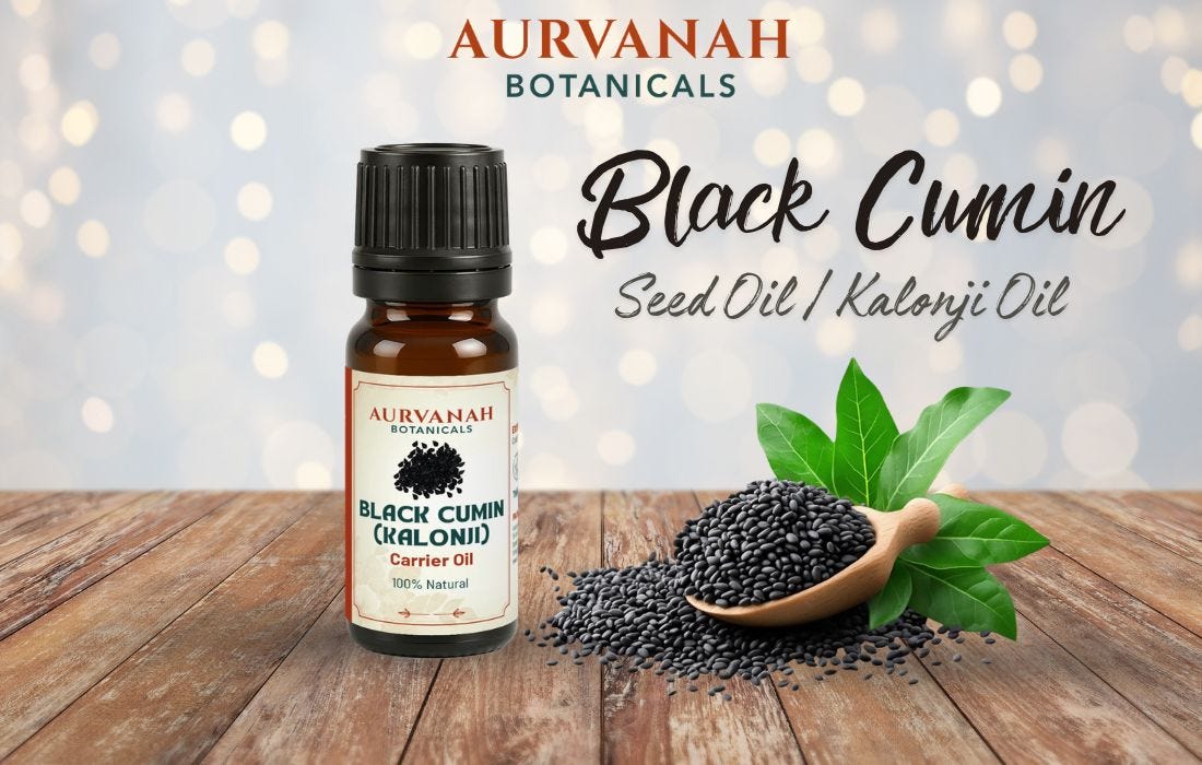 Black Cumin Seed Oil for Herbal Beauty & Wellness