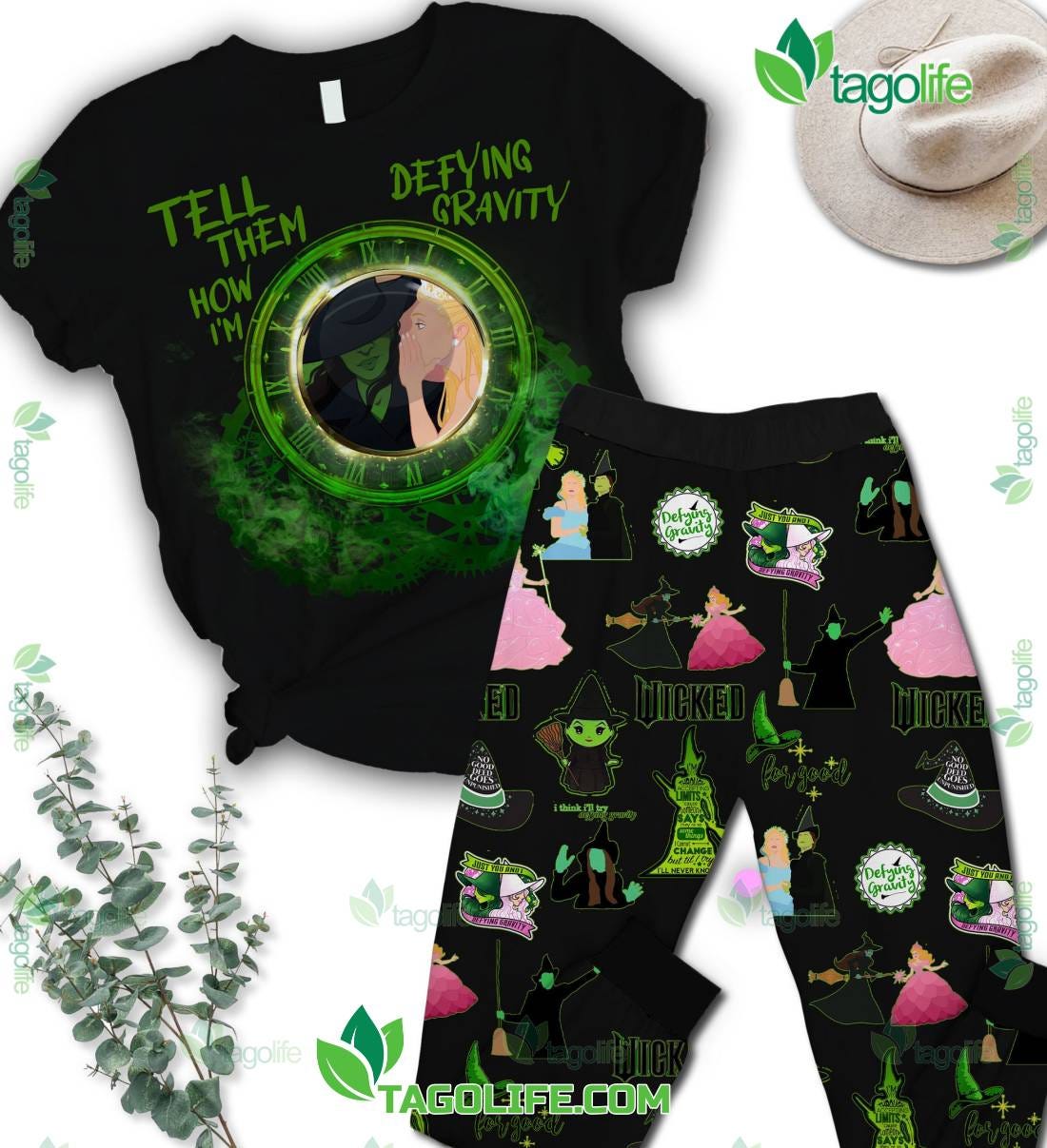 Soar Above The Ordinary The Wicked Defying Gravity Pajama Set | By ...