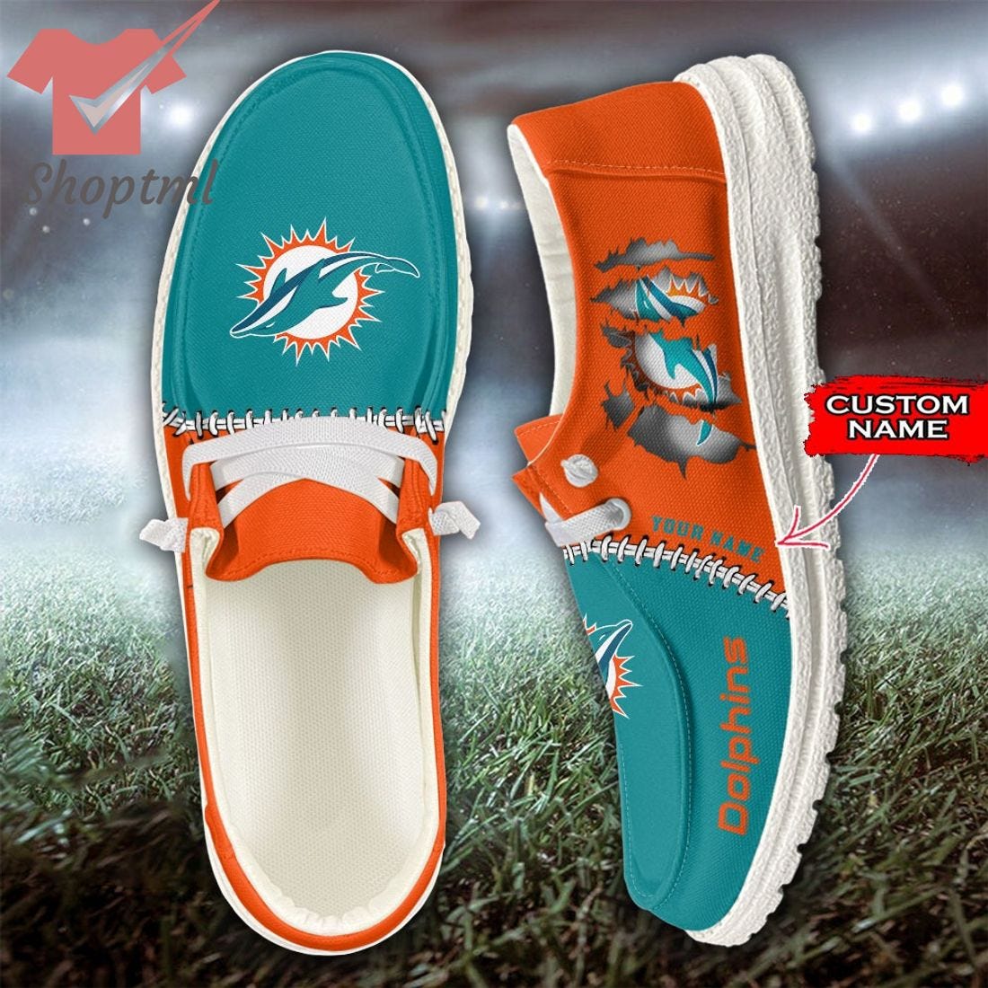 Unveiling Style and Comfort: Custom Miami Dolphins Shoes at Shoptml ...