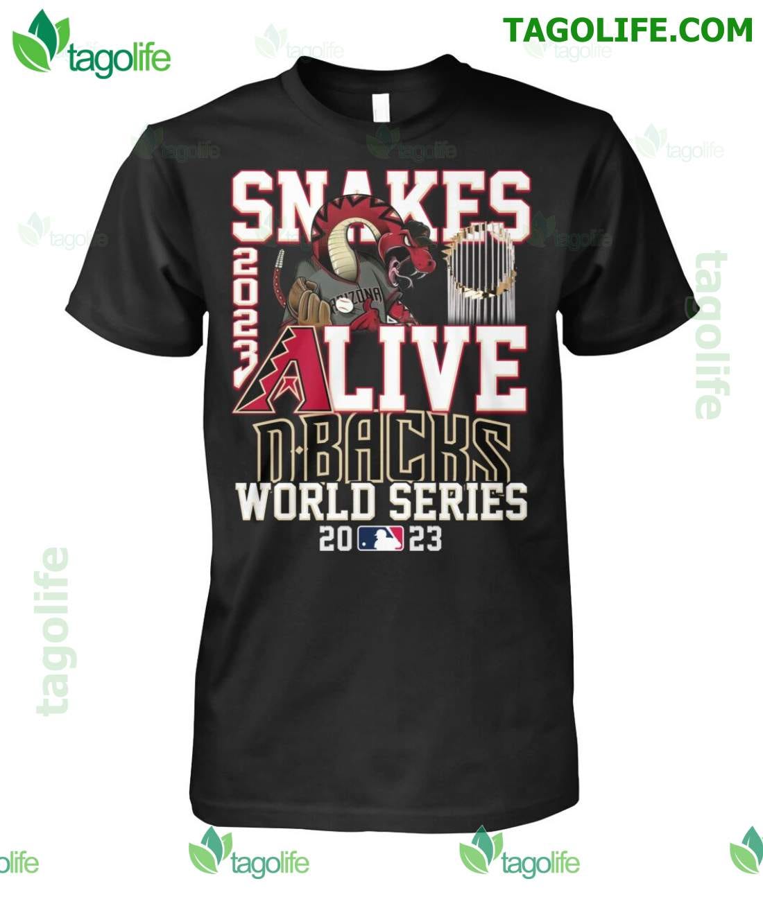 Snakes Alive Dbacks 2023 World Series Names Player T-shirt | by ...