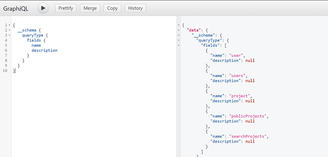 Available queries