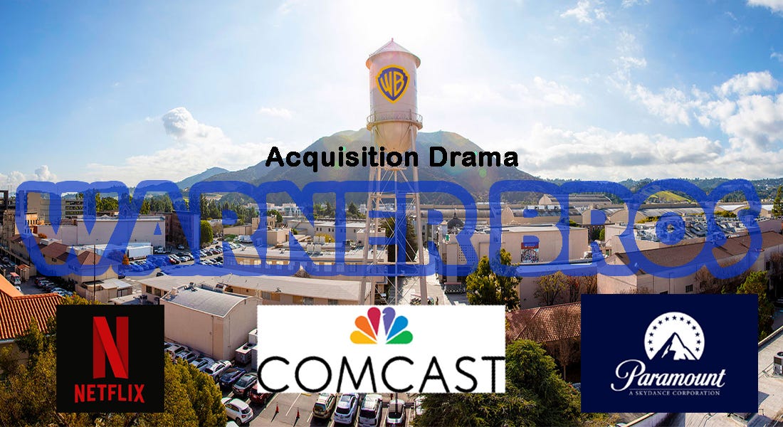 The Warner Bros Acquisition Drama Heats Up: Inside the Paramount Skydance vs Netflix vs Comcast…