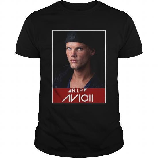 rip avicii shirt