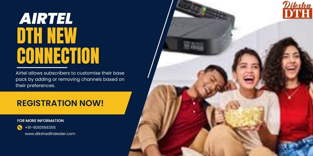 Airtel DTH New Connection Plans