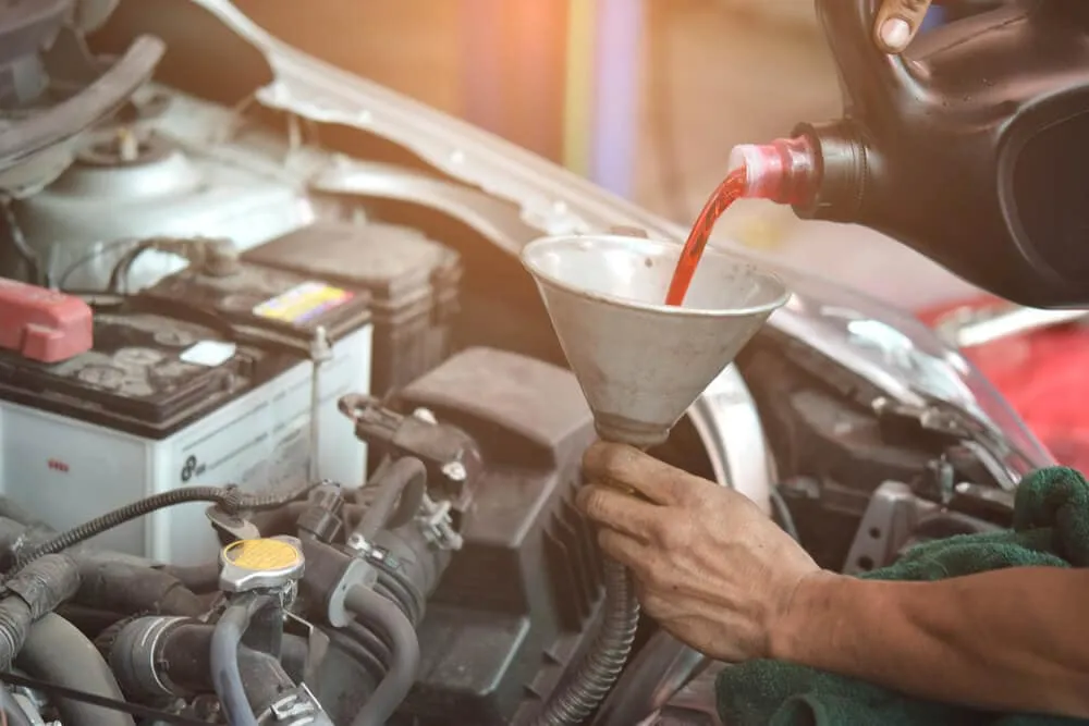 Transmission fluid is also necessary for smooth functioning