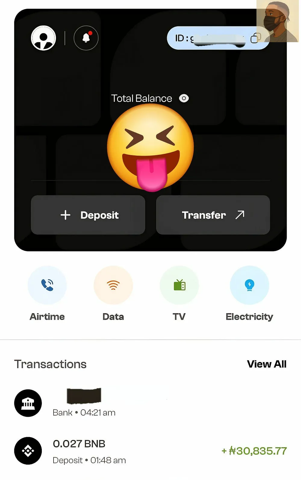 Spenda mobile app screenshot