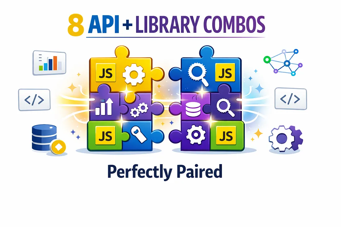 8 JavaScript API + Library Combos That Work Perfectly Together