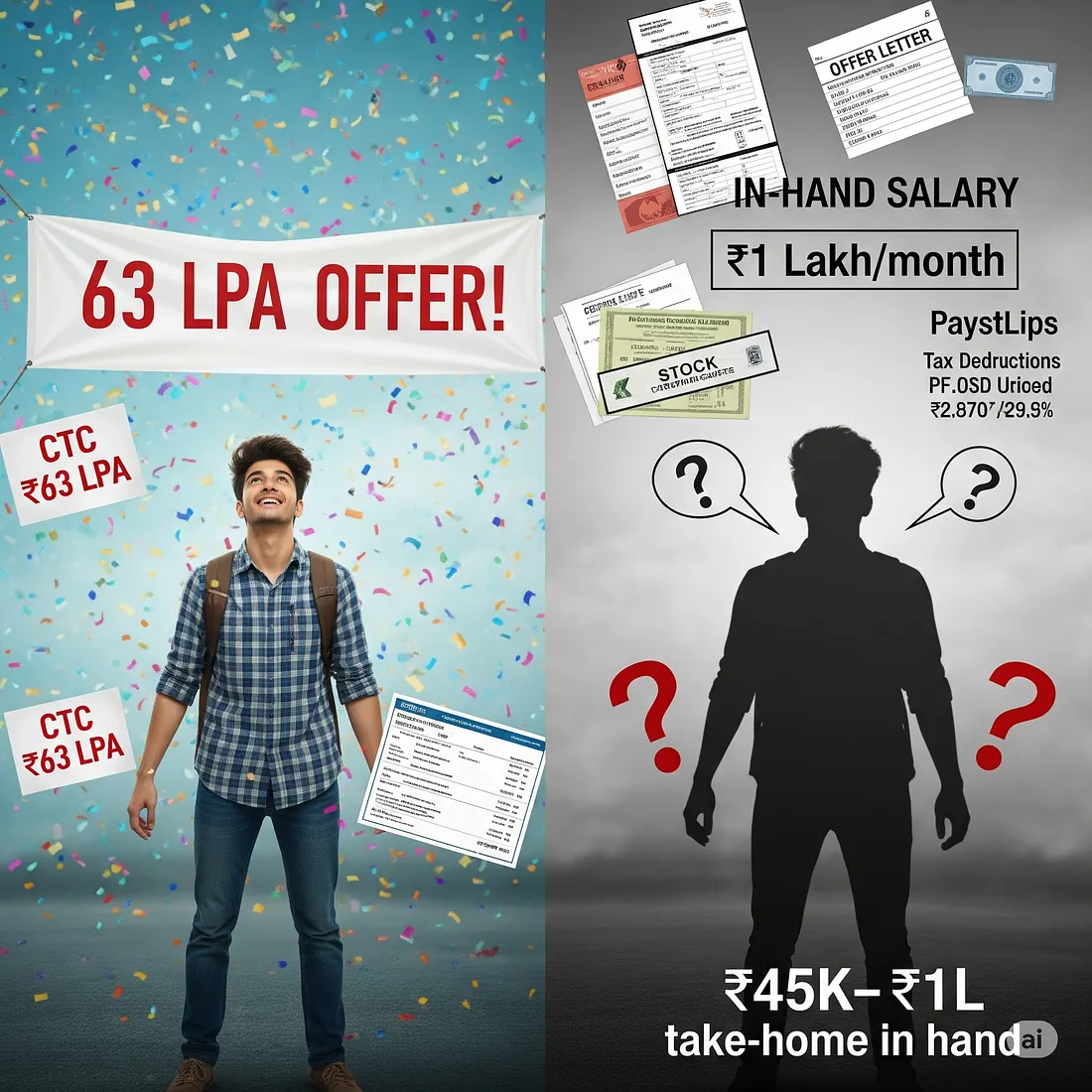 In-Hand Salary ≠ CTC: Don’t Get Fooled by Big Numbers