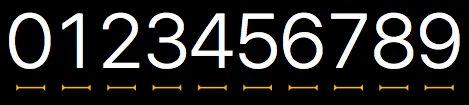 monospaced