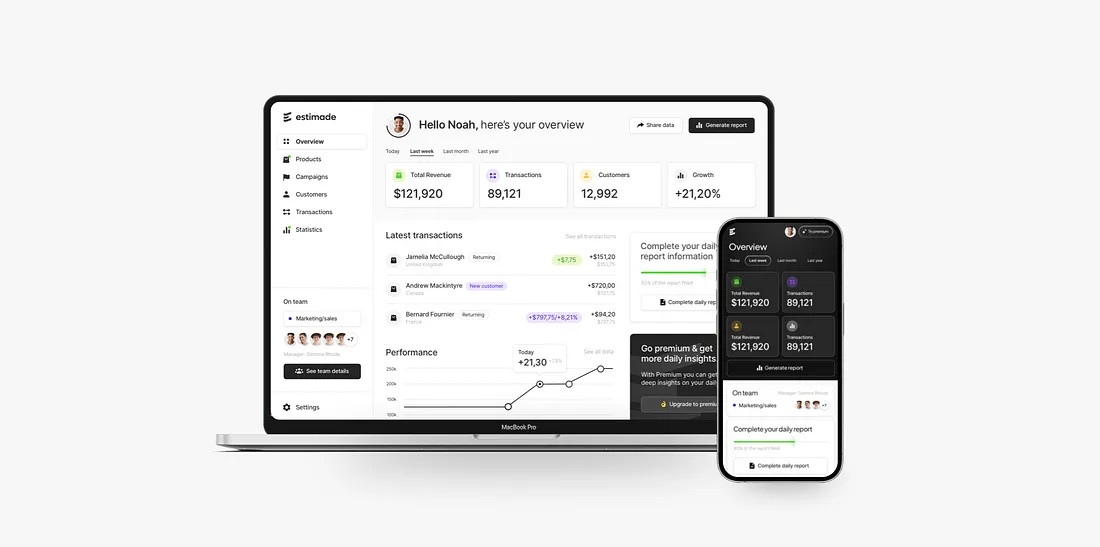 Why Simple Design Matters - Dashboard example