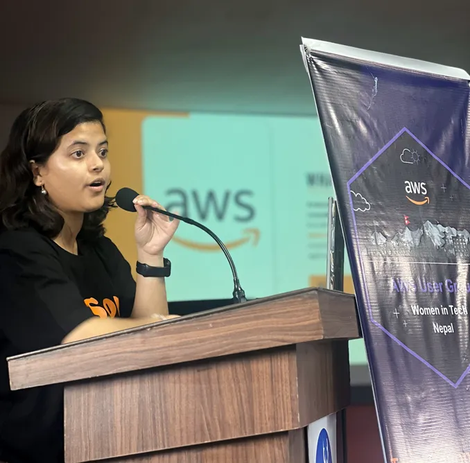 My Journey of Empowering Women with AWS User Group Women in Tech Nepal