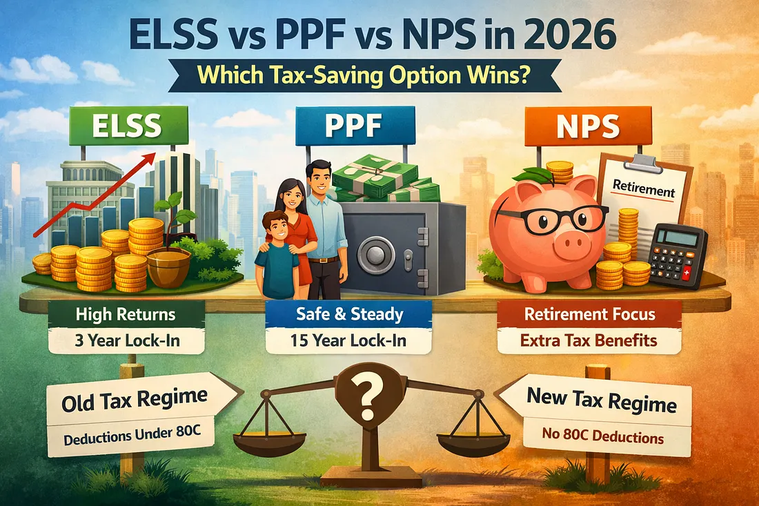 ELSS PPF NPS tax saving Delhi NCR