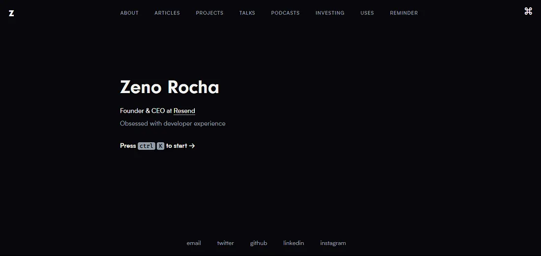 Zeno Rocha's Portfolio