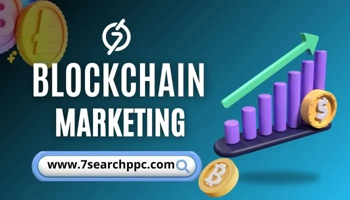 Blockchain marketing concept