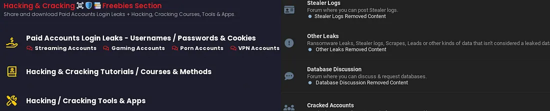 Forum headers example