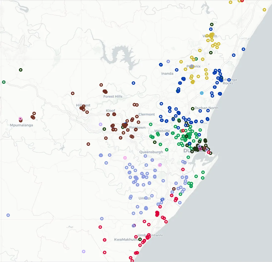 Initial plot showing rep overlap