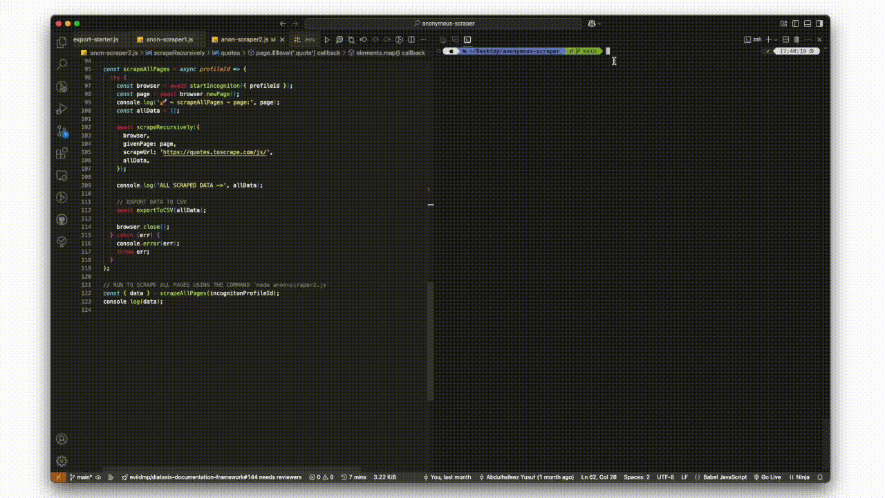 scraping static sites