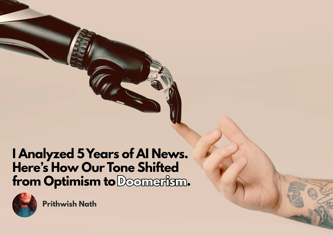 I Analyzed 5 Years of AI News. Here’s How Our Tone Shifted from Optimism to Doomerism.