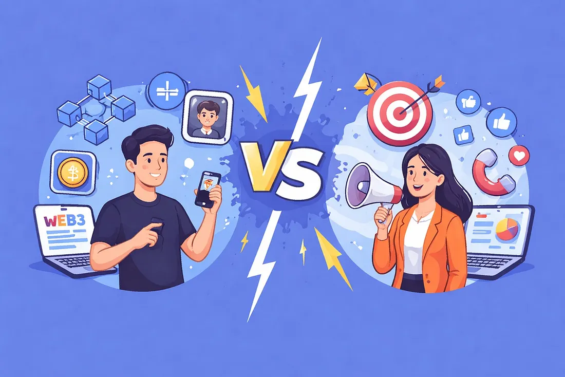 Web3 Digital Marketing vs. Traditional: A Head-to-Head