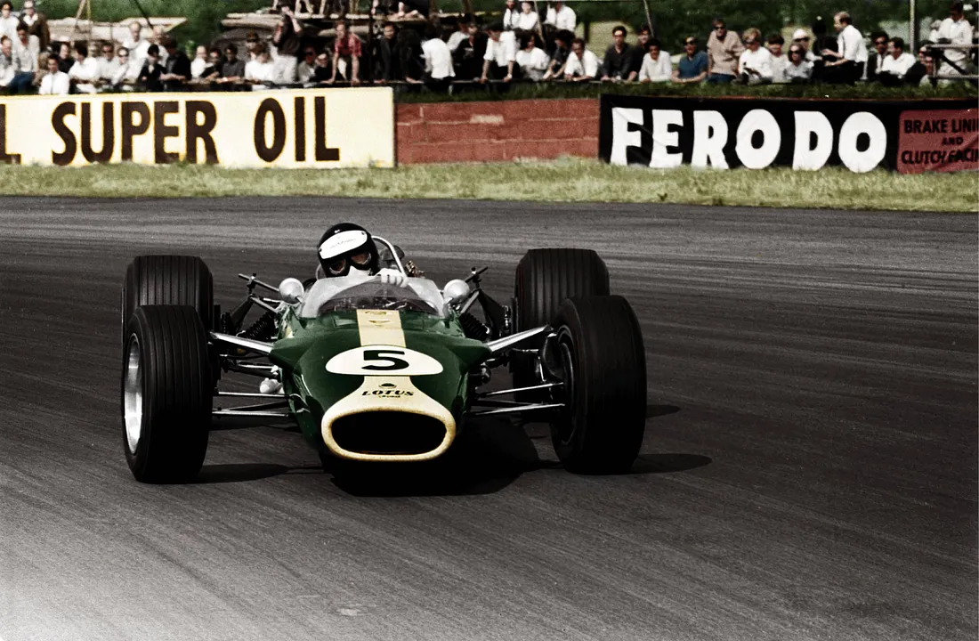 Jim Clark at Silverstone 1967