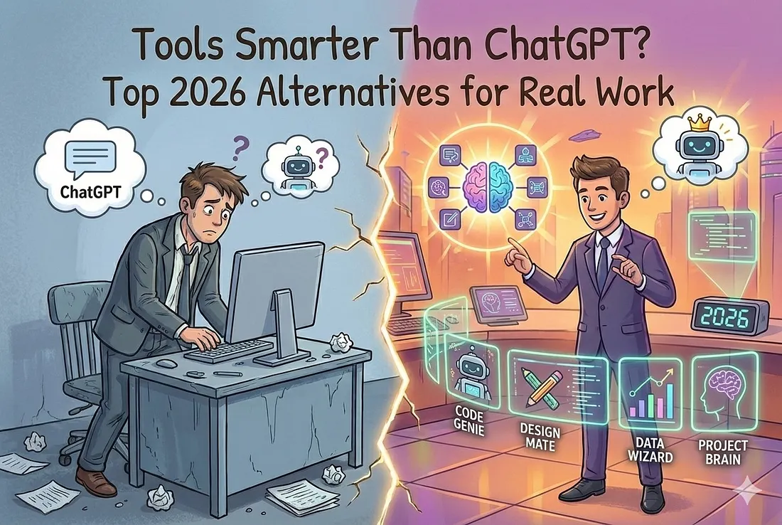 Tools Smarter Than ChatGPT? Top 2026 Alternatives for Real Work