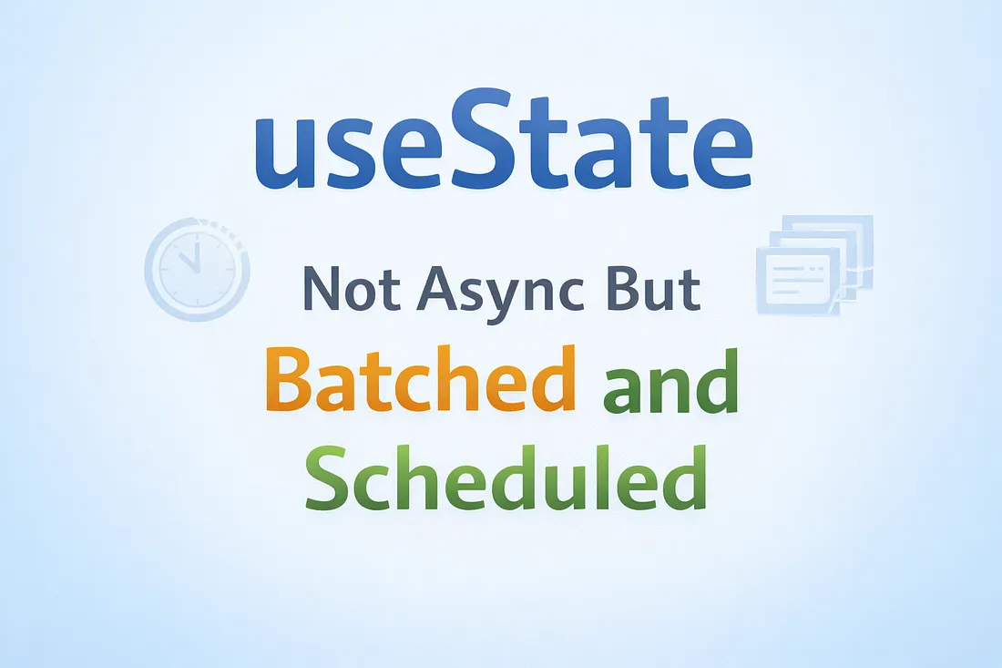 useState Is Not Async cover