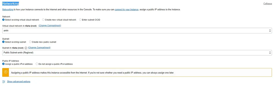 config instancia