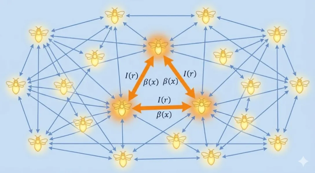 Firefly Swarm Clustering