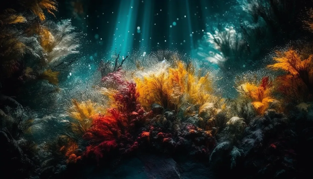 Abstract representation of blockchain transparency