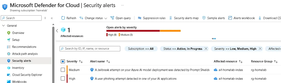 Microsoft Defender for Cloud AI