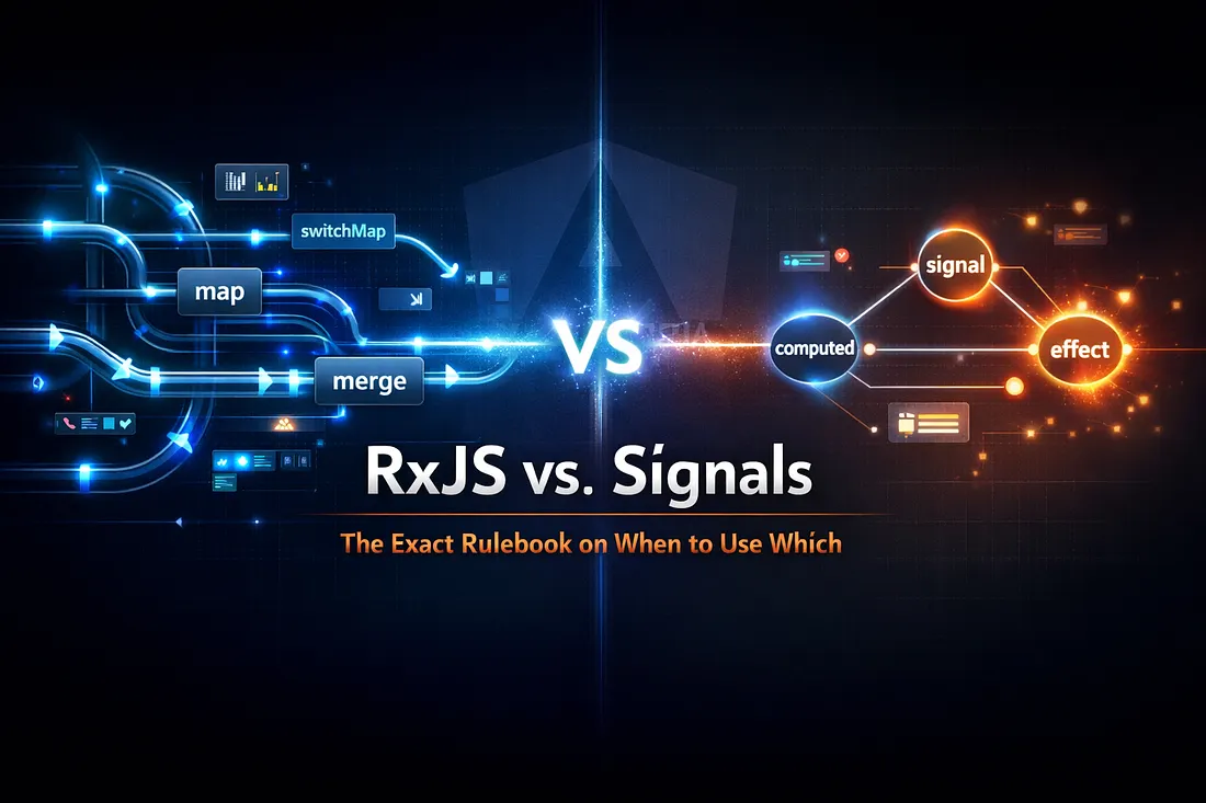 RxJS vs. Signals: The Exact Rulebook on When to Use Which