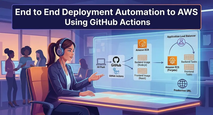 End-to-End Deployment Automation to AWS Using GitHub Actions
