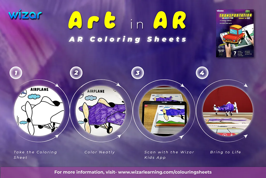 Exploring Foundational Skills for Preschoolers through Art in AR