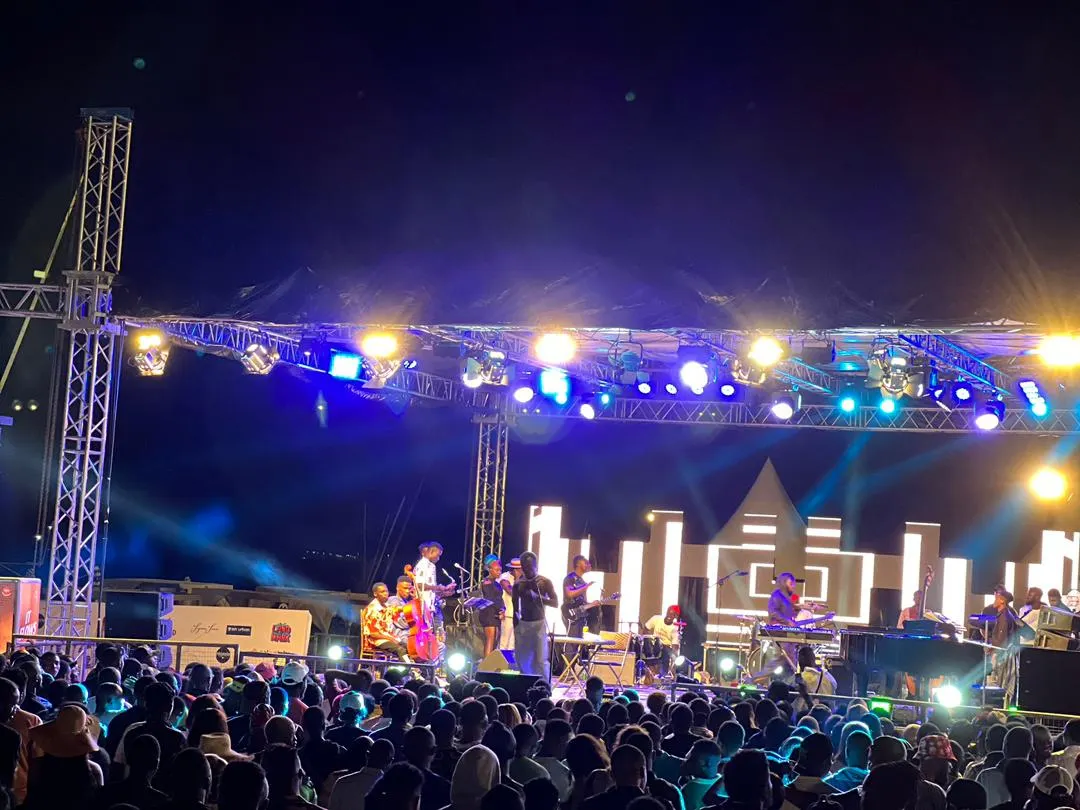 View of the stage