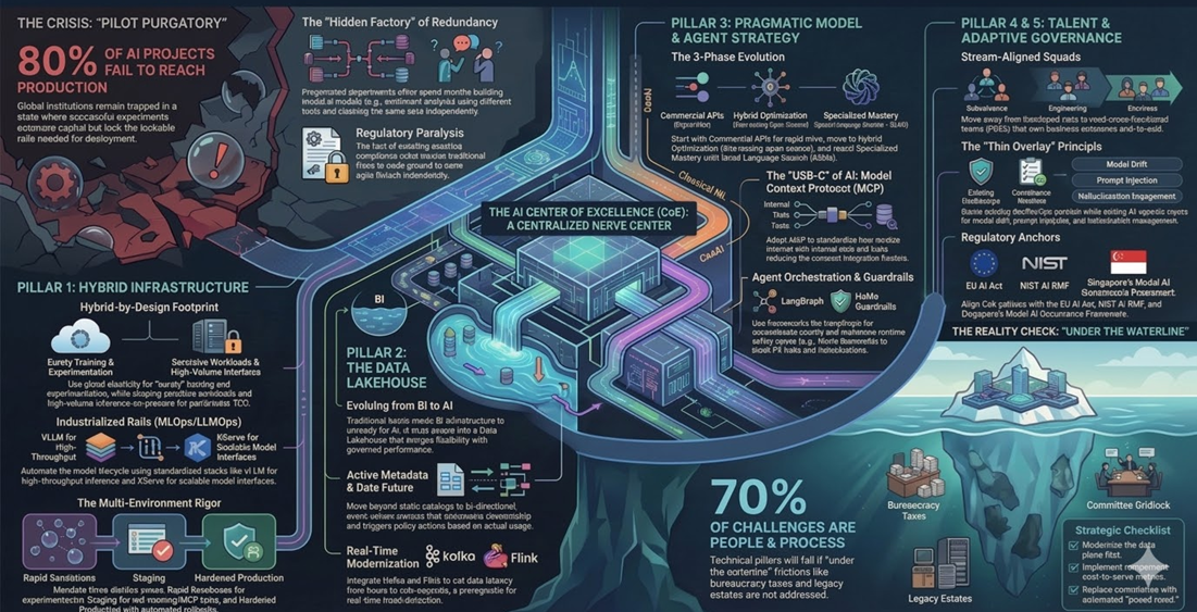 From Pilot Purgatory to a Governed Value Engine: The 5-Pillar AI CoE Blueprint and Unified…