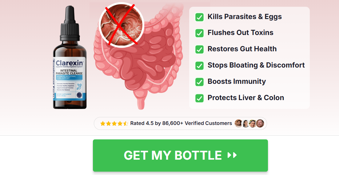Best Parasite Cleanse USA — Clarexin Natural Gut Detox
