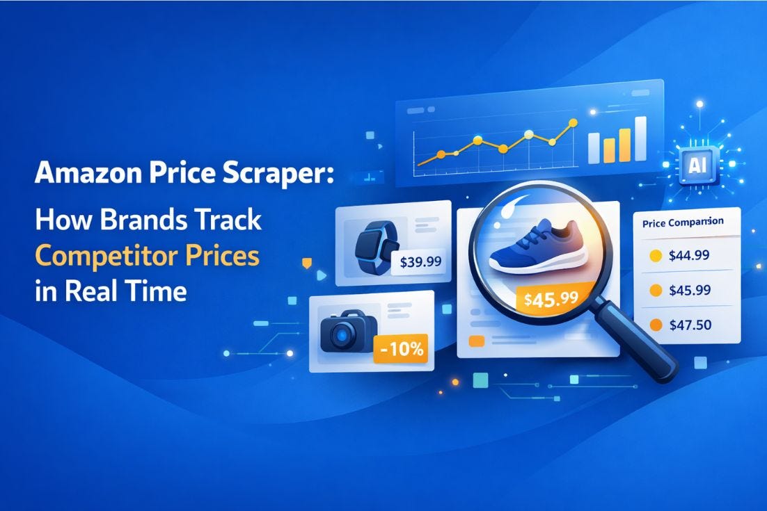 Amazon Price Scraper: How Brands Track Competitor Prices in Real Time