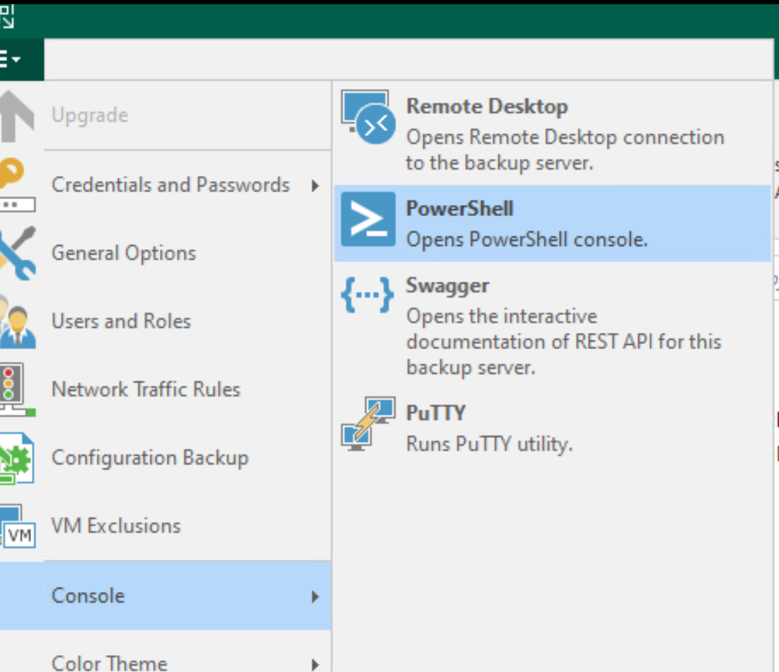 How to launch an elevated Powershell prompt with Veeam Module loaded ...