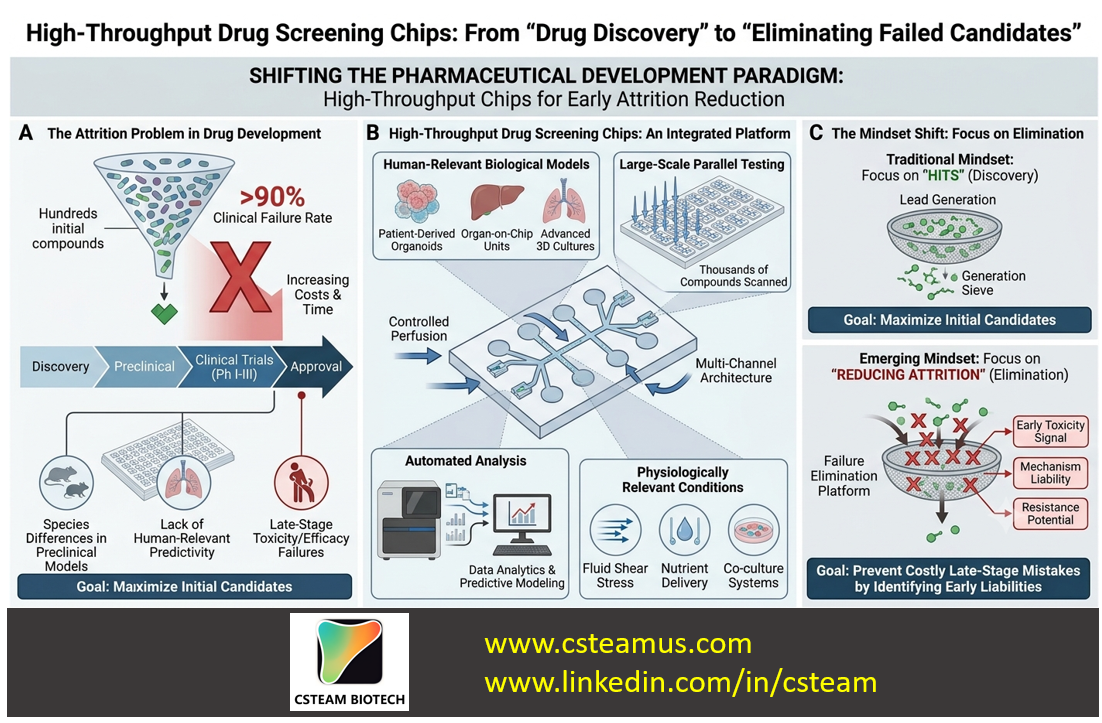 High-Throughput Drug Screening Chips: From “Drug Discovery” to “Eliminating Failed Candidates”