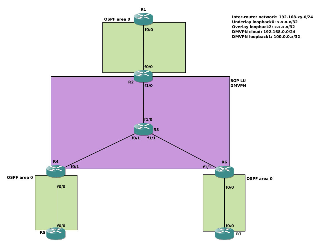 MPLS L3VPN over DMVPN