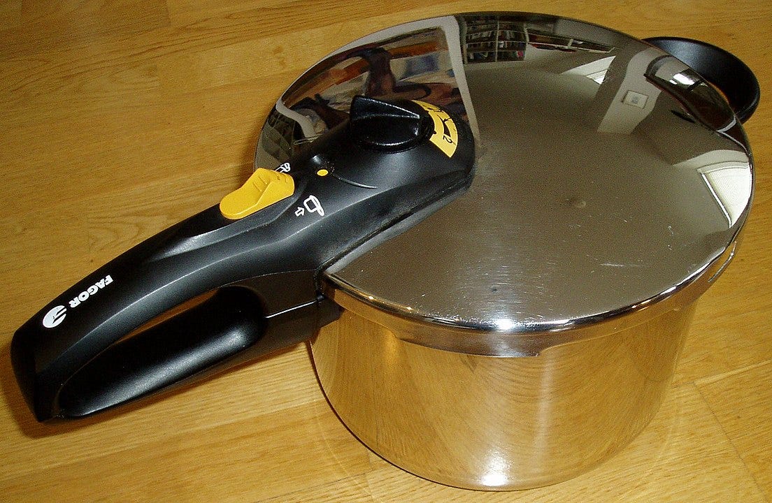 How do pressure cookers work?. How does a pressure cooker work? by